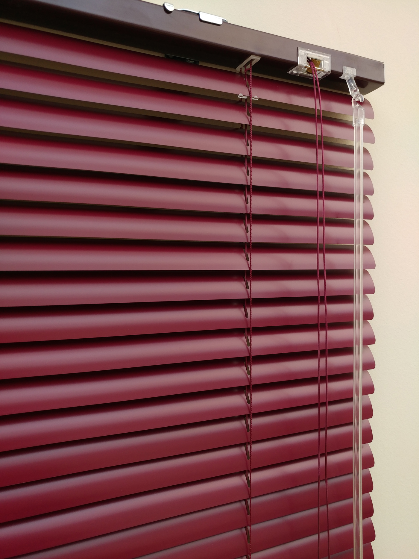 Bordo - Alüminyum Jaluzi Perde - 25mm Kalınlığında- Bordo