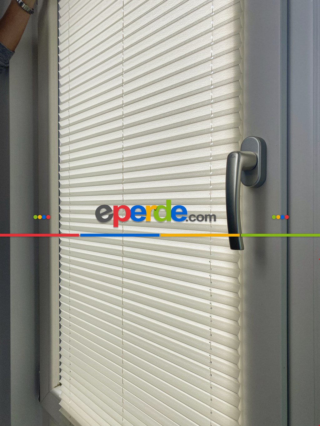 Plise Perde Krem Renk