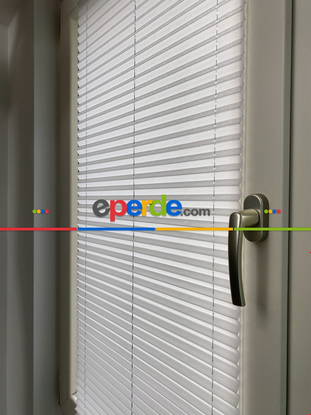 Plise Perde Açık Gri Renk