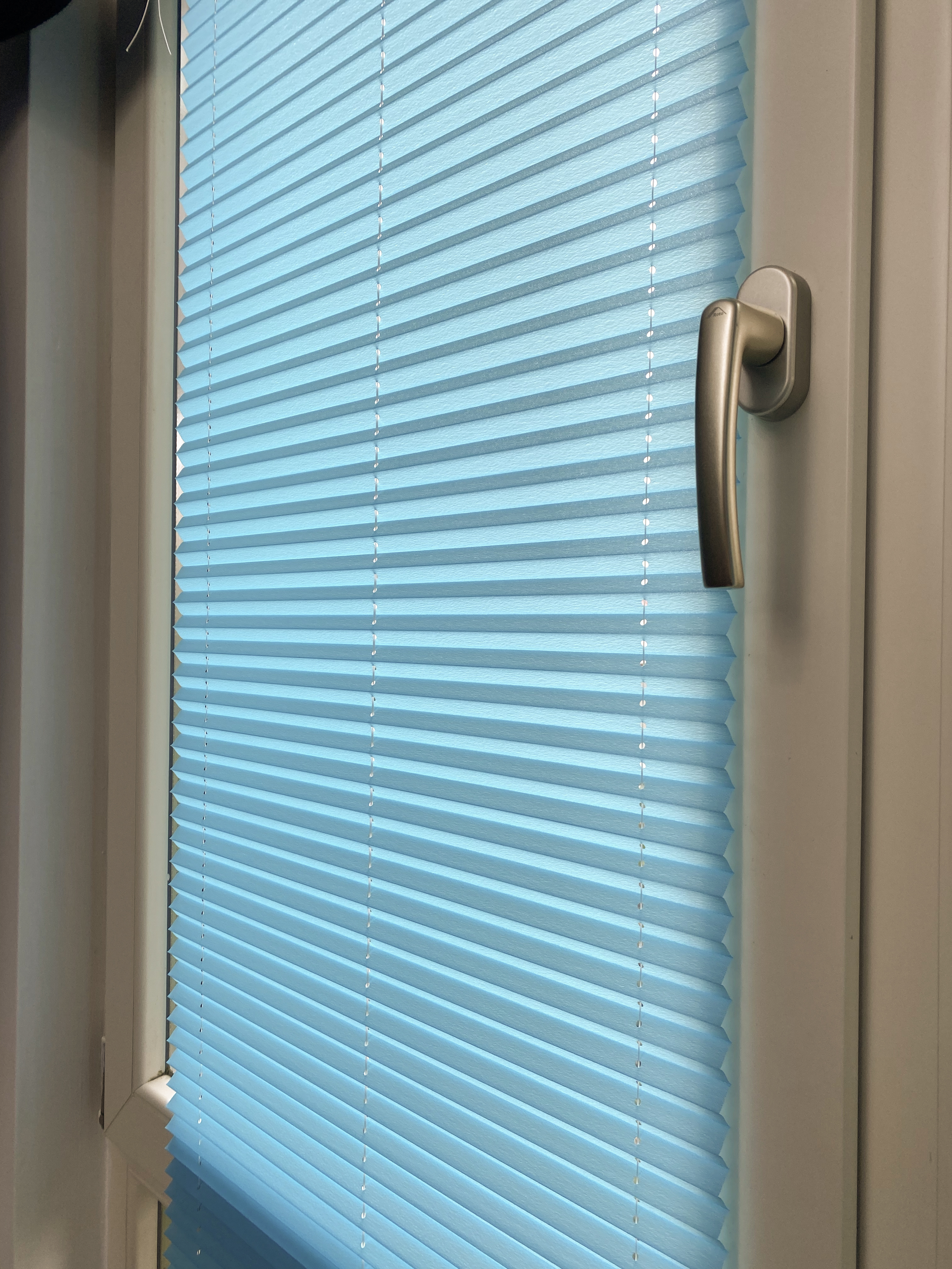 Plise Perde Mavi Renk